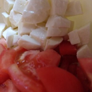 トマトの簡単カプレーゼ